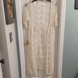 Elegant Lace Overlay Dress